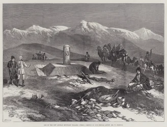 Un des nouveaux piliers de la frontière afghane